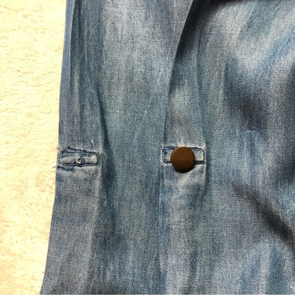 Alison Andrews Lightweight Denim Long Sleeve Dress Size Small - Picture 10 of 10